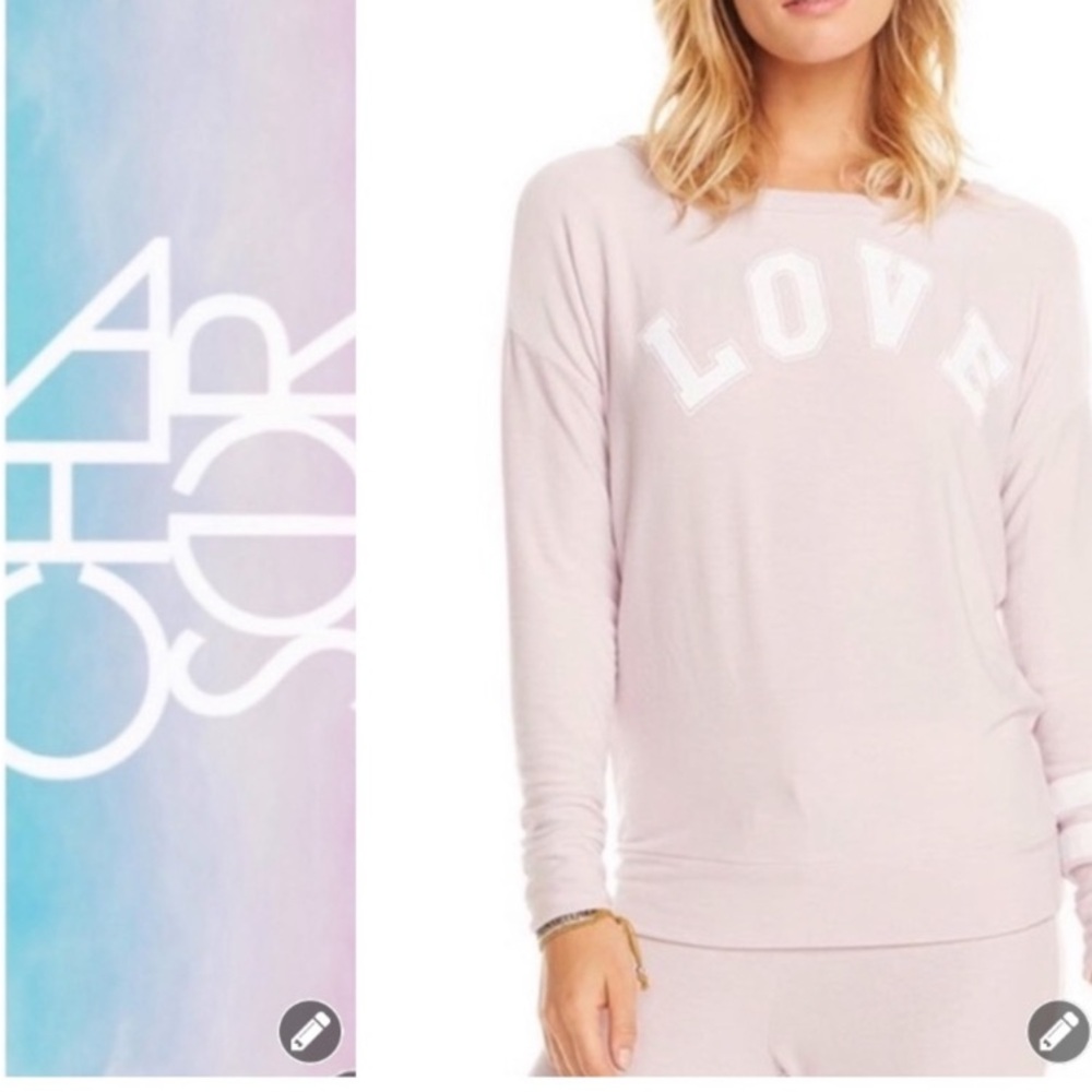 NWT Chaser LOVE ❤️ Sweatshirt